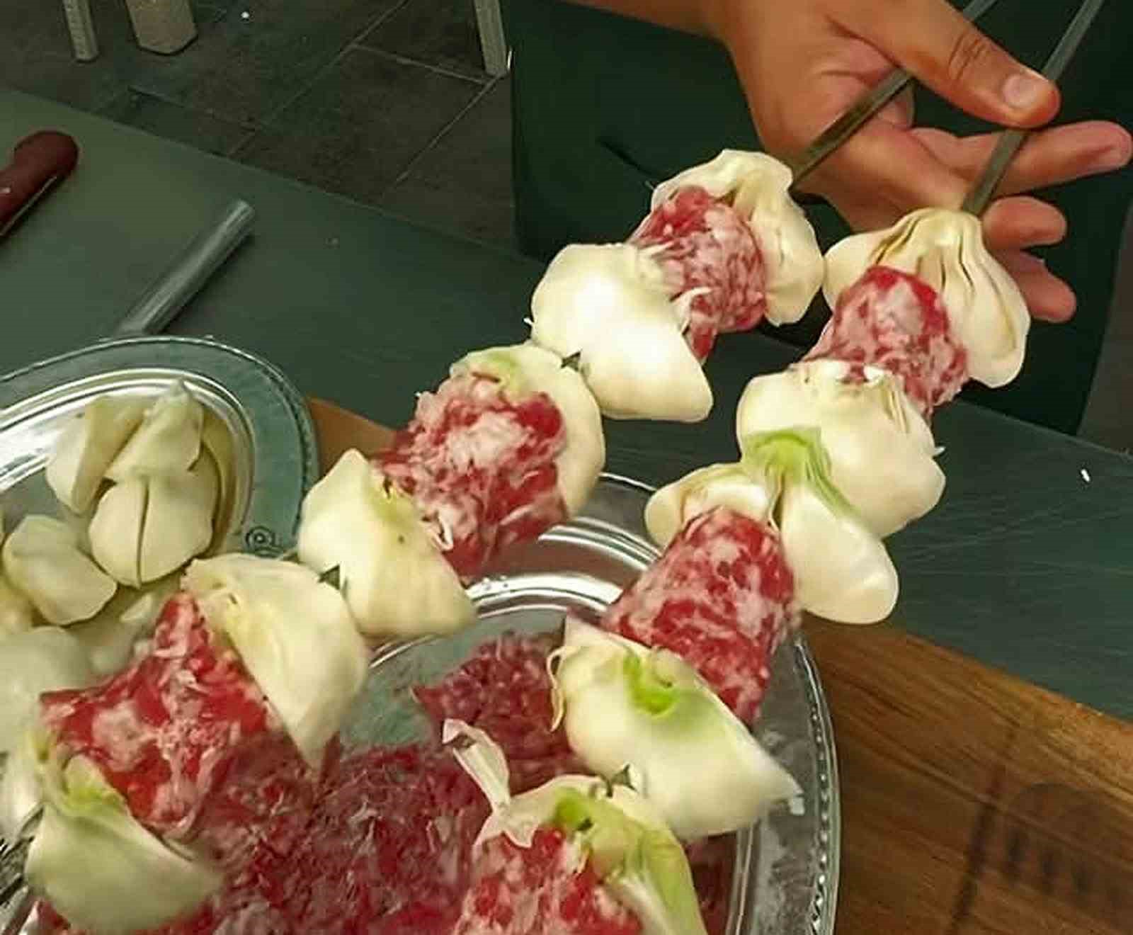 Araban’da sarımsak kebabı sezonu başladı